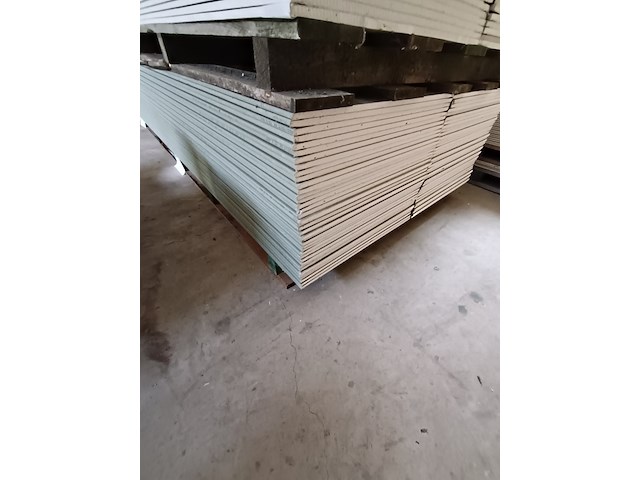 Ca. 40x gipsplaat ak, groen - afbeelding 3 van  5