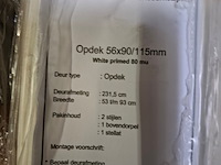 Ca. 40x hardhouten deurkozijn gegrond - afbeelding 3 van  4