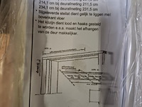 Ca. 40x hardhouten deurkozijn gegrond - afbeelding 4 van  4