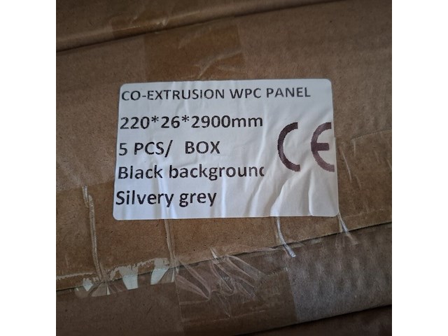 Ca. 40x hkc wpc wandpaneel 290x22 cm, silvergrey, 2026 - afbeelding 5 van  5