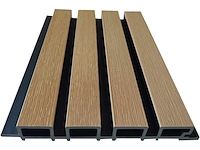 Ca. 40x hkc wpc wandpaneel 290x22 cm, teak, 2026 - afbeelding 1 van  5