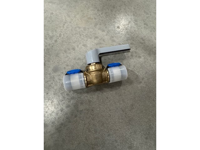 Ca. 40x kogelkraan en 12x spindelafsluiter, geberit, flowfit - afbeelding 3 van  9