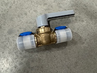 Ca. 40x kogelkraan en 12x spindelafsluiter, geberit, flowfit - afbeelding 3 van  9