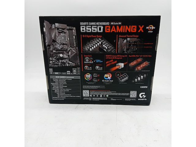 Ca. 40x moederbord, gigabyte, b550 gaming x amd am4 ddr4 - afbeelding 2 van  4