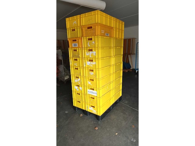 Ca. 40x opslagbakken, geel - afbeelding 1 van  4