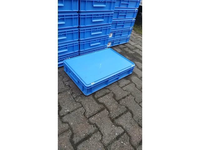 Ca. 40x opslagbakken met klikdeksel, blauw - afbeelding 3 van  5