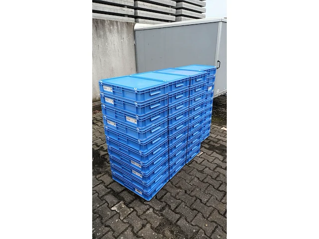 Ca. 40x opslagbakken met klikdeksel, blauw - afbeelding 5 van  5