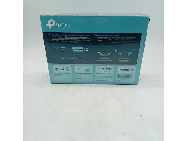 Ca. 40x router, tp-link, archer mr400 ac1200 dual band wi-fi 4g lte - afbeelding 2 van  4