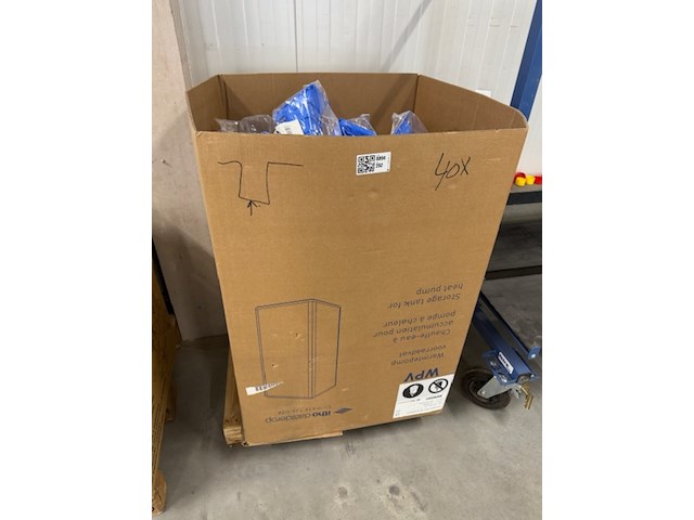 Ca. 40x set vulslang met wandhouder, oeg, 311910900, blauw - afbeelding 1 van  3