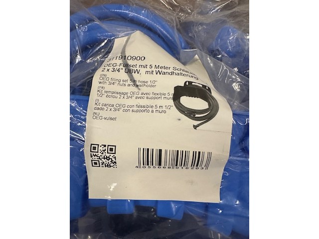 Ca. 40x set vulslang met wandhouder, oeg, 311910900, blauw - afbeelding 3 van  3