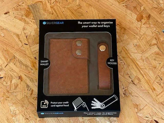 Ca. 40x smart wallet/key holder - set silvergear - afbeelding 1 van  3