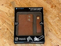 Ca. 40x smart wallet/key holder - set silvergear