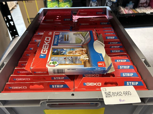 Ca. 40x tochtstrip, geko - afbeelding 2 van  3