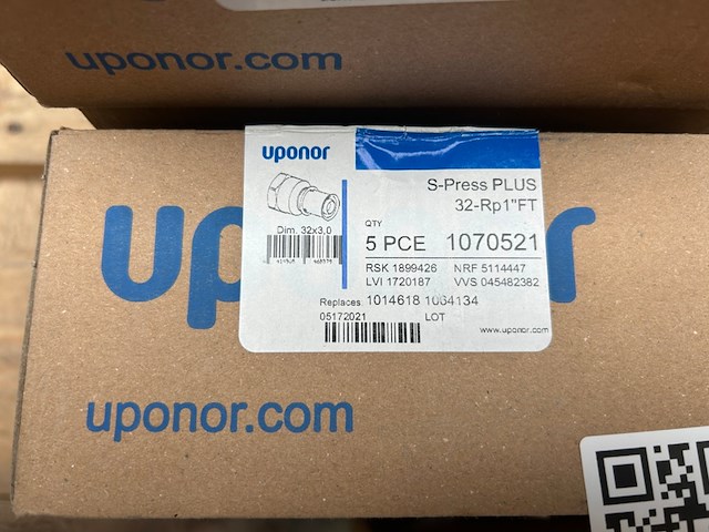 Ca. 40x uponor perskoppelingen voor leidinginstallaties - afbeelding 4 van  4