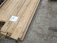 Ca. 40x vuren blokhutprofielen - afbeelding 1 van  4
