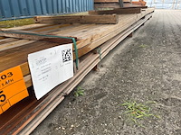 Ca. 40x vuren latten geschaafd, 36x36mm, lengte 510cm - afbeelding 2 van  3
