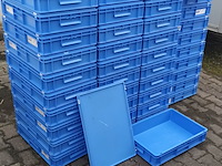 Ca. 40x zgan bakken met klikdeksel, blauw - afbeelding 1 van  5