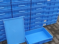 Ca. 40x zgan bakken met klikdeksel, blauw - afbeelding 2 van  5