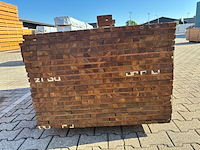 Ca. 418x guyana ipé latten geschaafd, 25x40mm, lengte 155cm - afbeelding 2 van  3