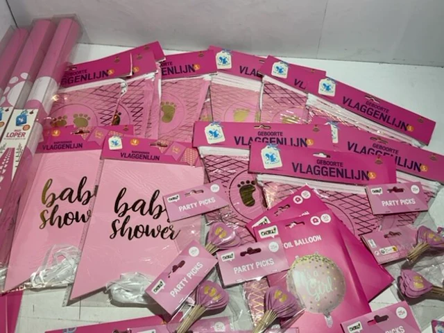 Ca. 41x babysshower meisje versiering - afbeelding 3 van  7