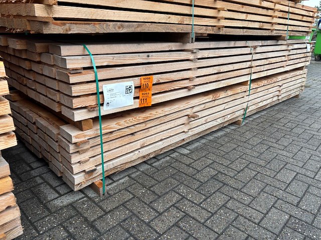 Ca. 41x douglas dakbalken fijnbezaagd, 50x150mm, lengte 400cm - afbeelding 4 van  4