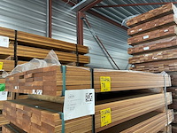 Ca. 41x guyana teak planken geschaafd, 25x140mm, lengte 185cm - afbeelding 4 van  4