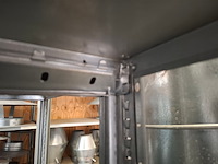 Ca. 42 meter metalen legbord stelling - afbeelding 4 van  7