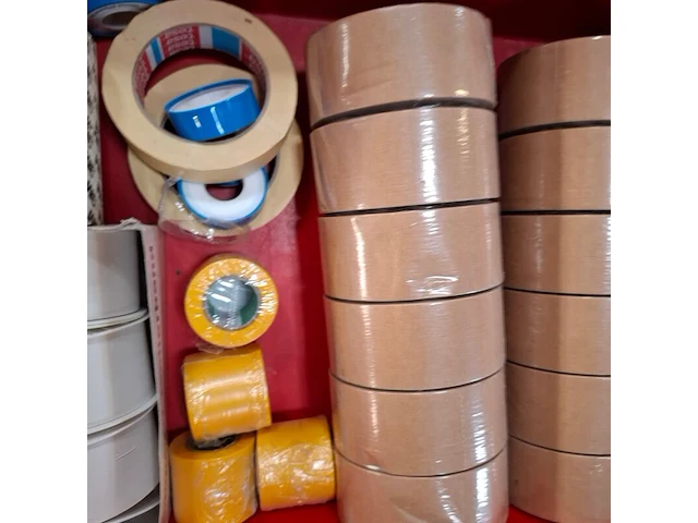 Ca. 428x diverse rollen tape - afbeelding 2 van  24
