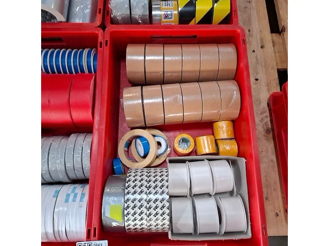 Ca. 428x diverse rollen tape - afbeelding 23 van  24