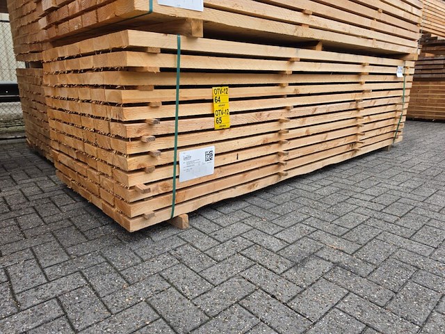 Ca. 42x douglas balken fijnbezaagd, 50x150mm, lengte 300cm - afbeelding 4 van  4