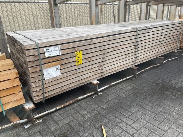Ca. 42x douglas balken fijnbezaagd, 50x150mm, lengte 400cm - afbeelding 4 van  4