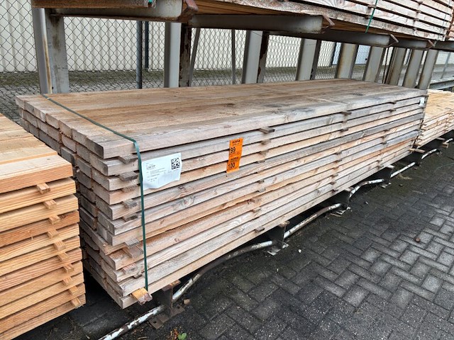 Ca. 42x douglas balken fijnbezaagd, 50x150mm, lengte 400cm - afbeelding 4 van  4