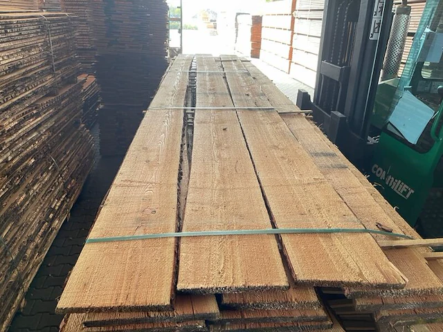 Ca. 42x douglas onbekantrechte schaaldelen, 22x200-250mm, lengte 500cm - afbeelding 1 van  3