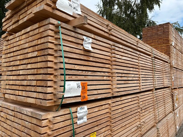 Ca. 42x douglas planken fijnbezaagd, 43x175mm, lengte 500cm - afbeelding 4 van  4