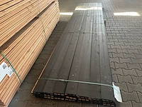 Ca. 42x grenen acoustic design profiel, 22x142mm, lengte 420cm