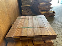 Ca. 42x guyana ipé planken geschaafd, 21x140mm, lengte 100cm - afbeelding 1 van  3