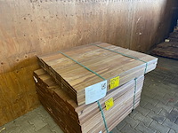 Ca. 42x guyana ipé planken geschaafd, 21x140mm, lengte 100cm - afbeelding 2 van  3