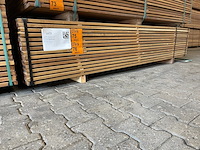 Ca. 42x guyana ipé planken geschaafd, 21x140mm, lengte 245cm - afbeelding 4 van  4