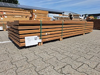 Ca. 42x guyana ipé planken geschaafd, 21x145mm, lengte 275cm - afbeelding 2 van  3