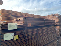 Ca. 42x guyana teak beschoeiingsplanken, 20x200mm, lengte 28/200cm, 14/250cm - afbeelding 4 van  4