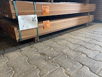 Ca. 42x guyana teak planken geschaafd, 25x140mm, lengte 185cm - afbeelding 4 van  4