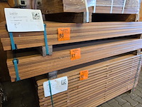 Ca. 42x guyana teak planken geschaafd, 25x140mm, lengte 185cm - afbeelding 4 van  4