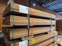 Ca. 42x guyana teak planken geschaafd, 25x140mm, lengte 185cm - afbeelding 4 van  4