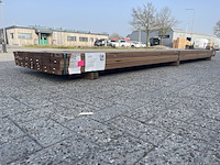 Ca. 42x guyana teak planken geschaafd, 25x140mm, lengte 485cm - afbeelding 3 van  4