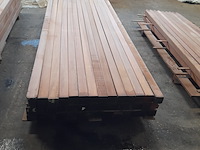 Ca. 42x hardhouten paal, 6,8 x 6,8 x 250 cm - afbeelding 4 van  5