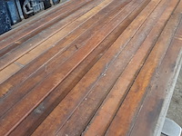 Ca. 42x hardhouten paal, 7 x 7 x 400 cm - afbeelding 3 van  4