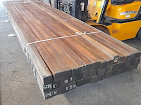 Ca. 42x hardhouten paal, 7 x 7 x 400 cm - afbeelding 4 van  4