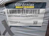 Ca. 42x pallisandeblok, gardenlux - afbeelding 5 van  5
