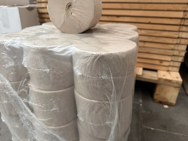 Ca. 432x toiletpapier coreless 1 laags recycled tissue 1400 vel - afbeelding 3 van  5