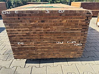 Ca. 437x guyana ipé latten geschaafd, 25x40mm, lengte 155cm - afbeelding 3 van  3